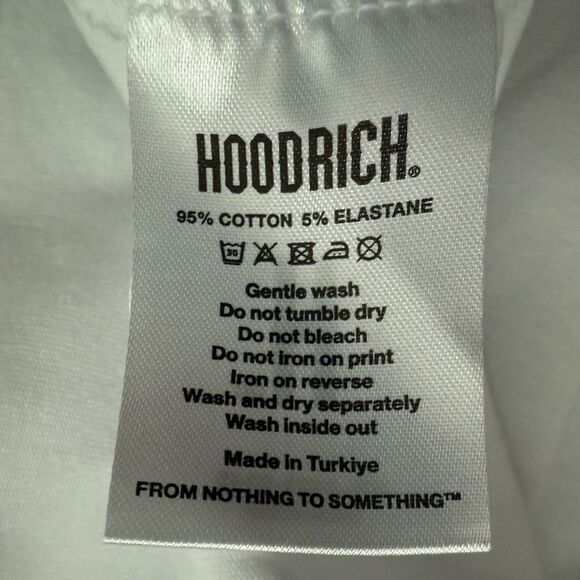 Hoodrich Crop Top T-Shirt XL White Tee - Picture 7 of 8